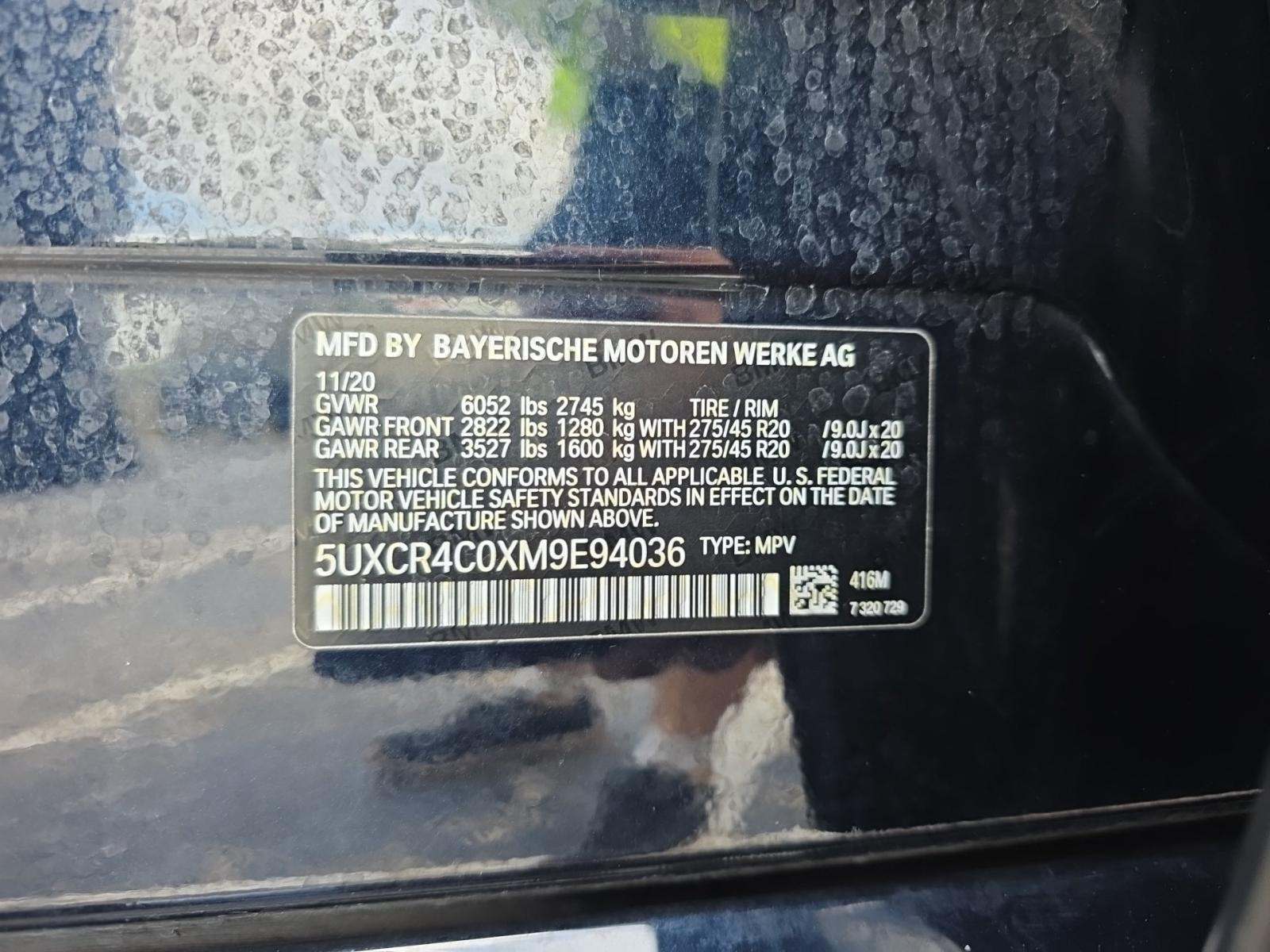 2021 BMW X5 sDrive40i RWD