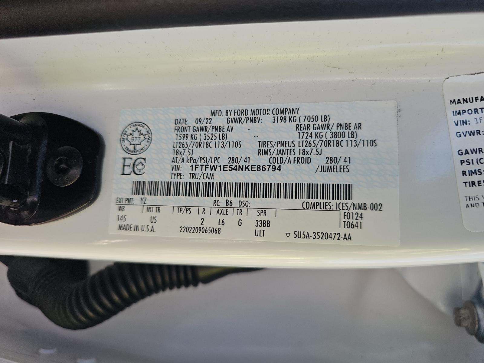 2022 Ford F-150 XLT AWD