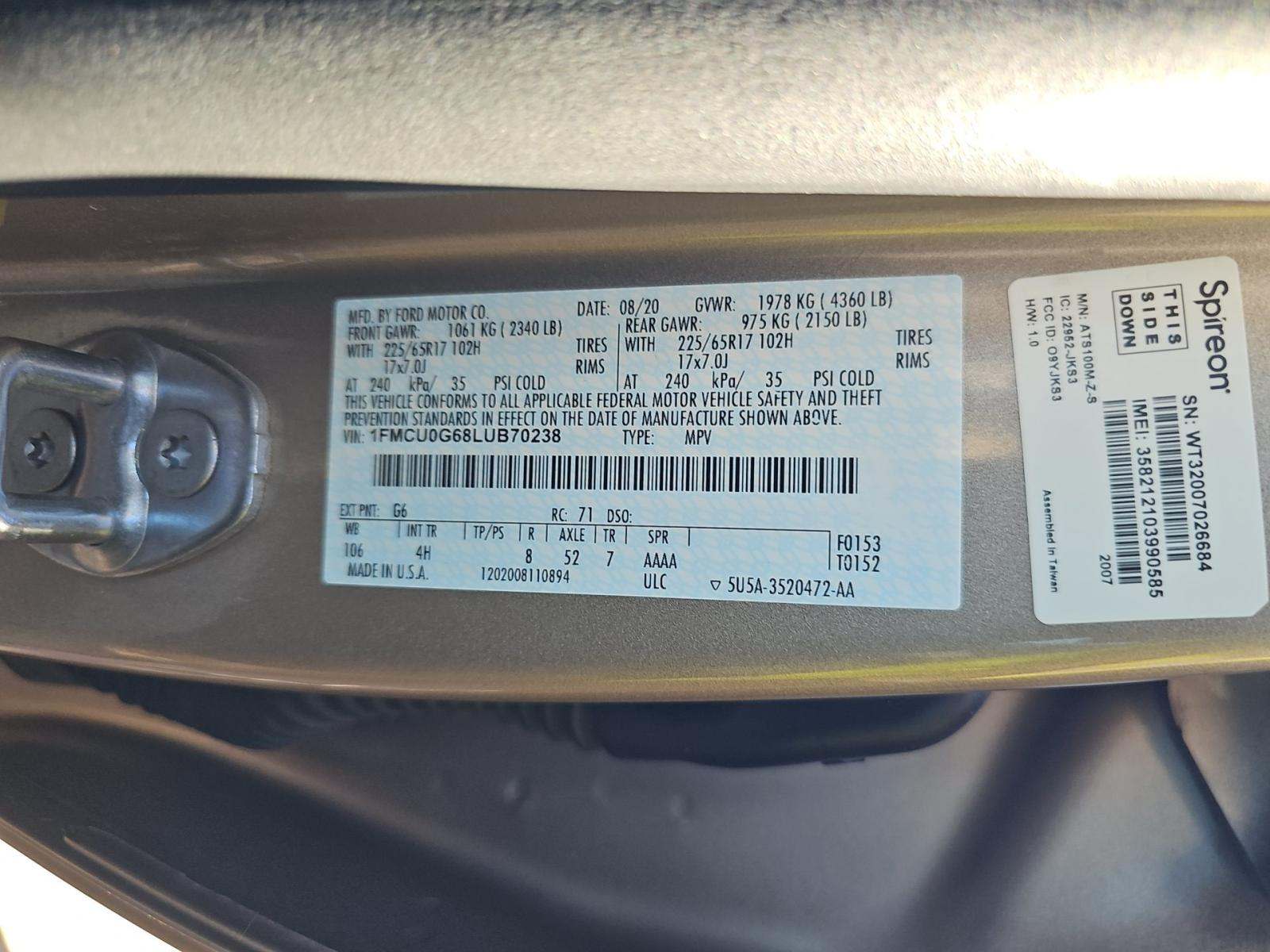 2020 Ford Escape SE FWD