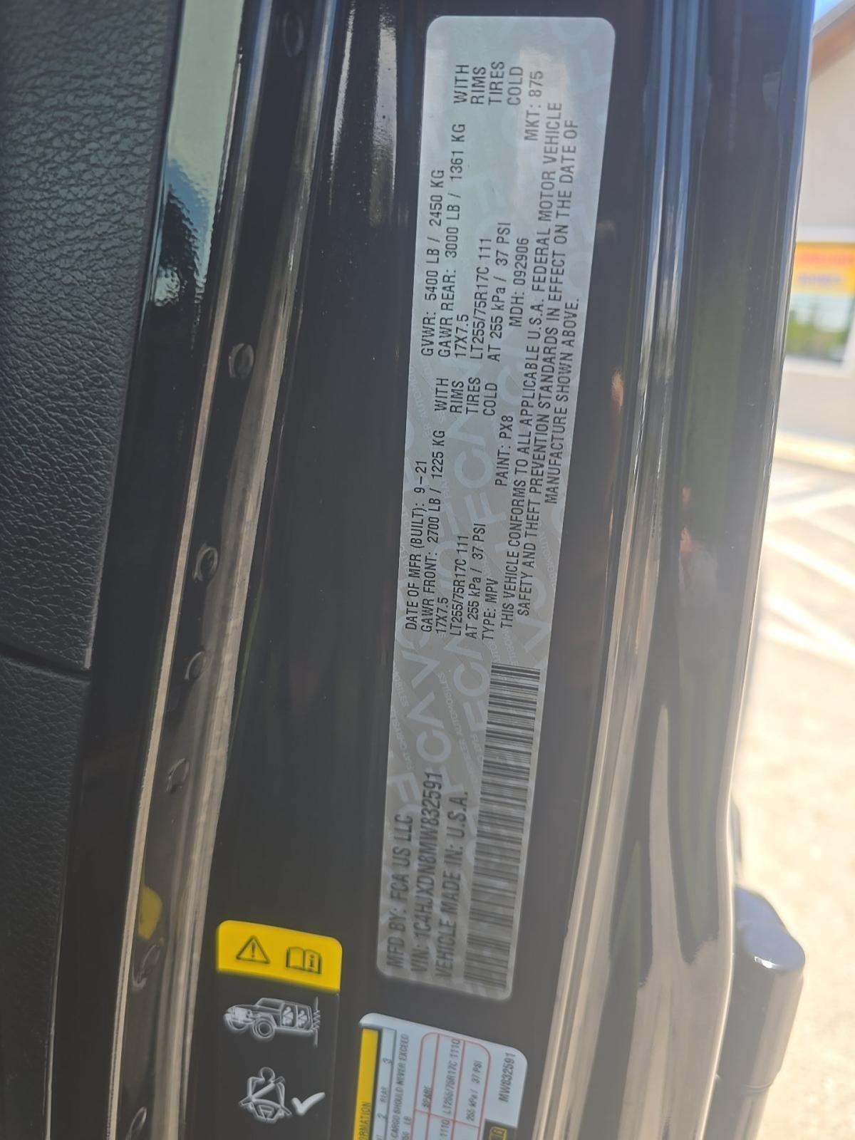 2021 Jeep Wrangler Unlimited Willys Edition AWD