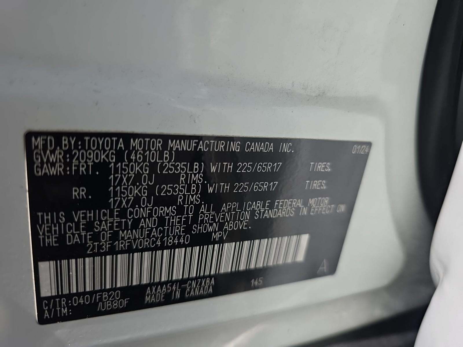 2024 Toyota RAV4 LE AWD