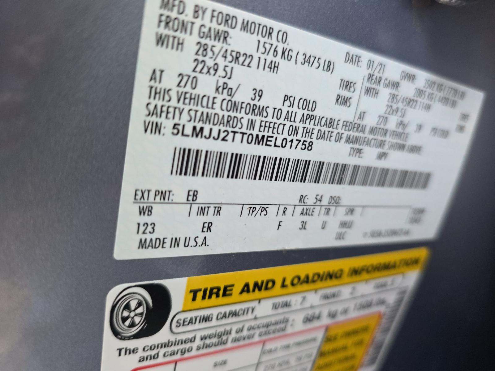 2021 Lincoln Navigator Black Label AWD