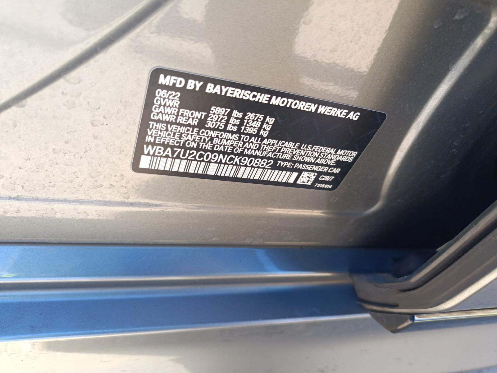 2022 BMW 7 Series 750i xDrive AWD