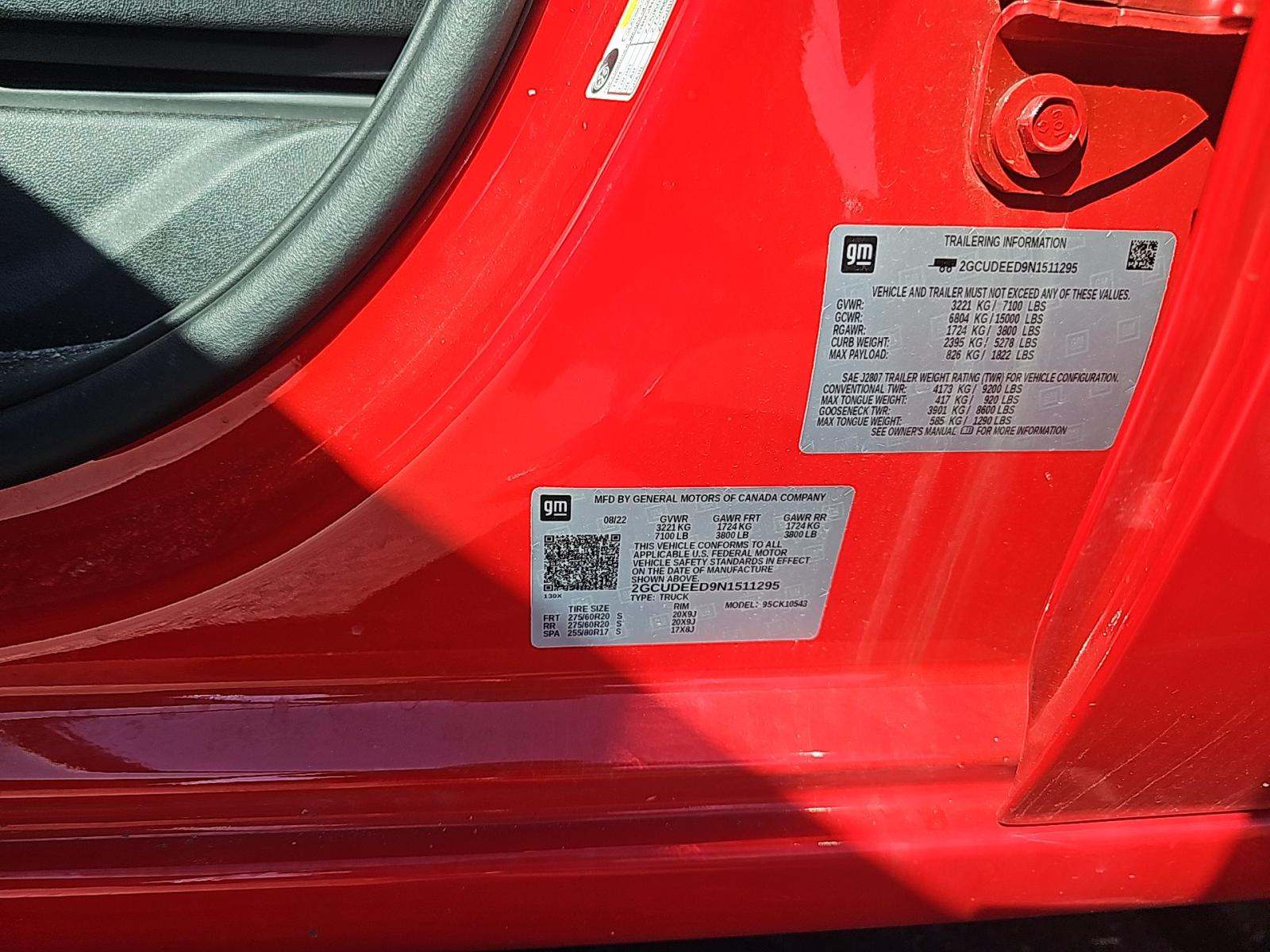 2022 Chevrolet Silverado 1500 RST AWD