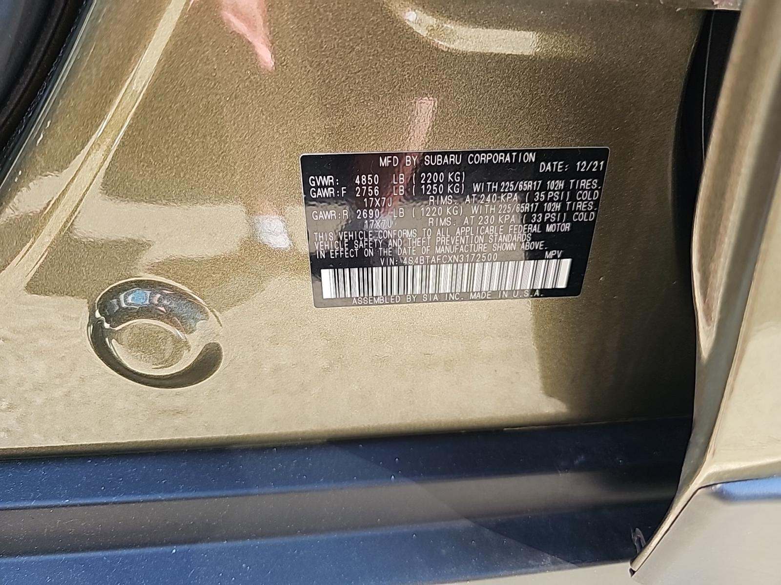 2022 Subaru Outback Premium AWD