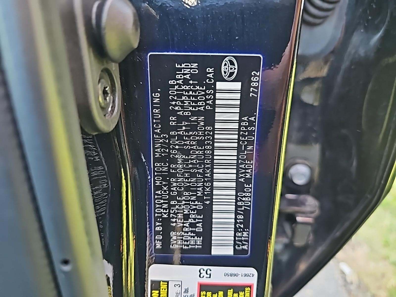 2024 Toyota Camry XSE FWD