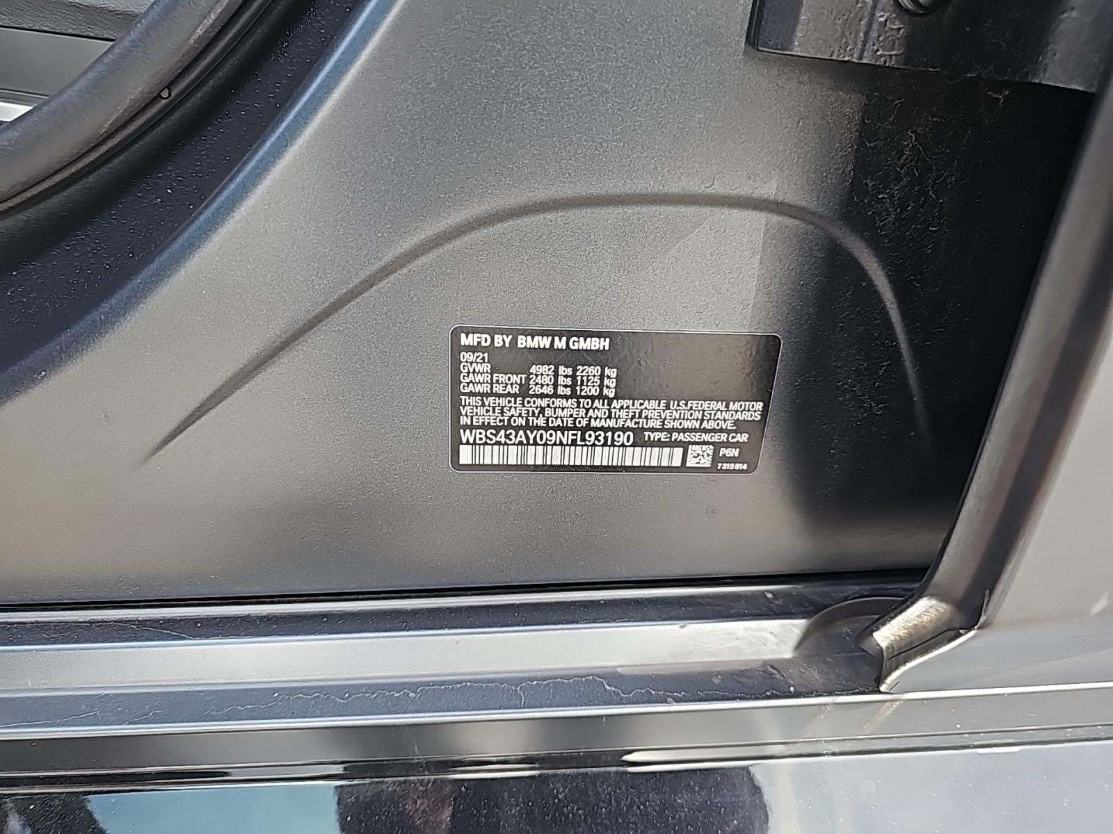 2022 BMW M3 Competition xDrive AWD