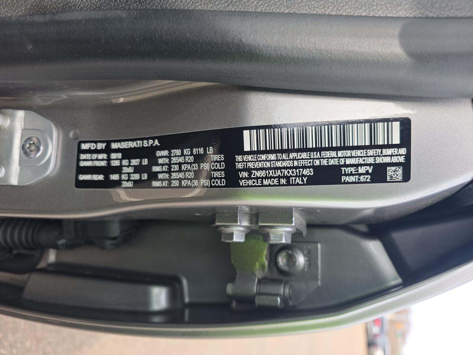 2019 Maserati Levante Base AWD