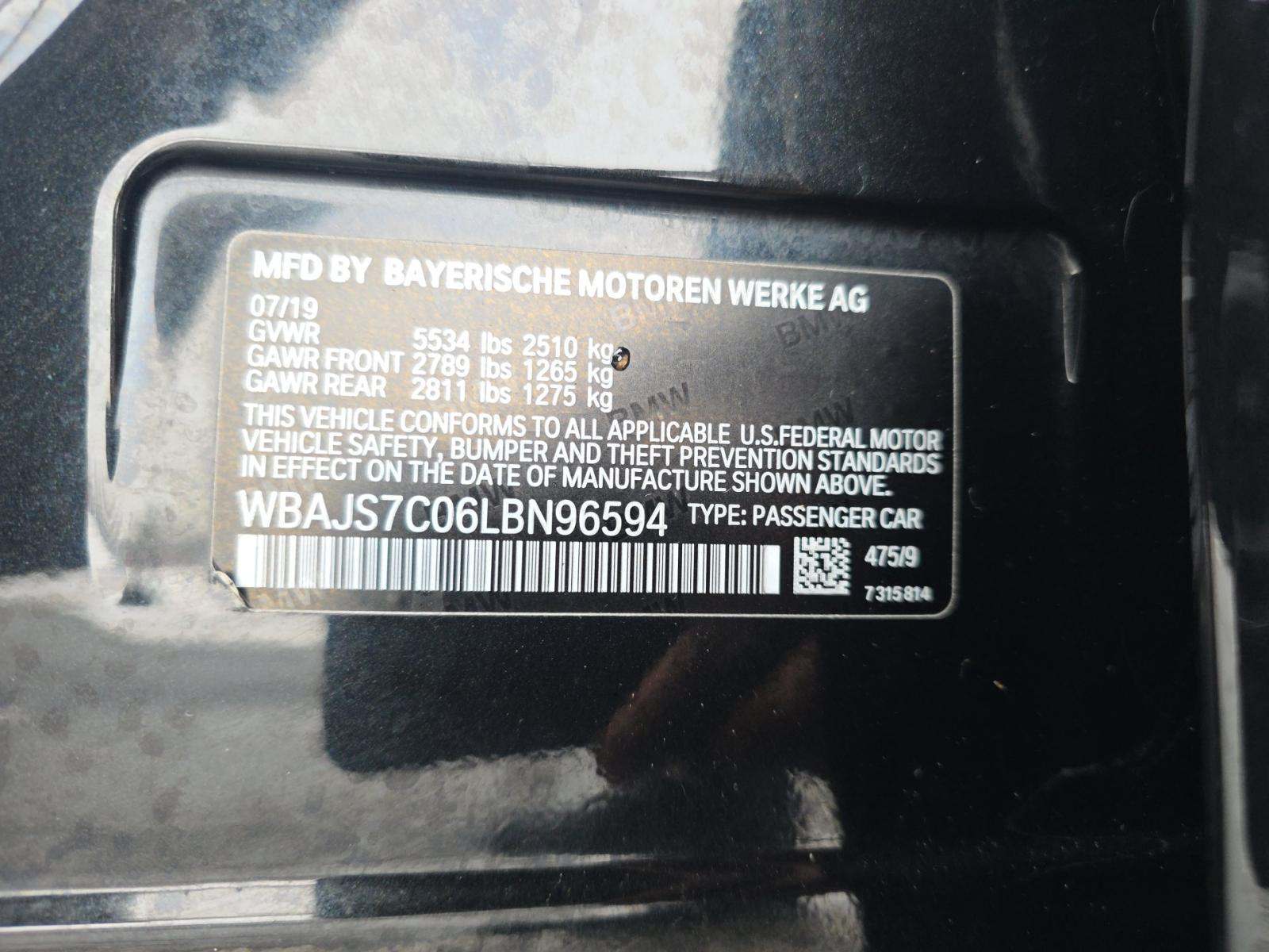 2020 BMW 5 Series M550i xDrive AWD