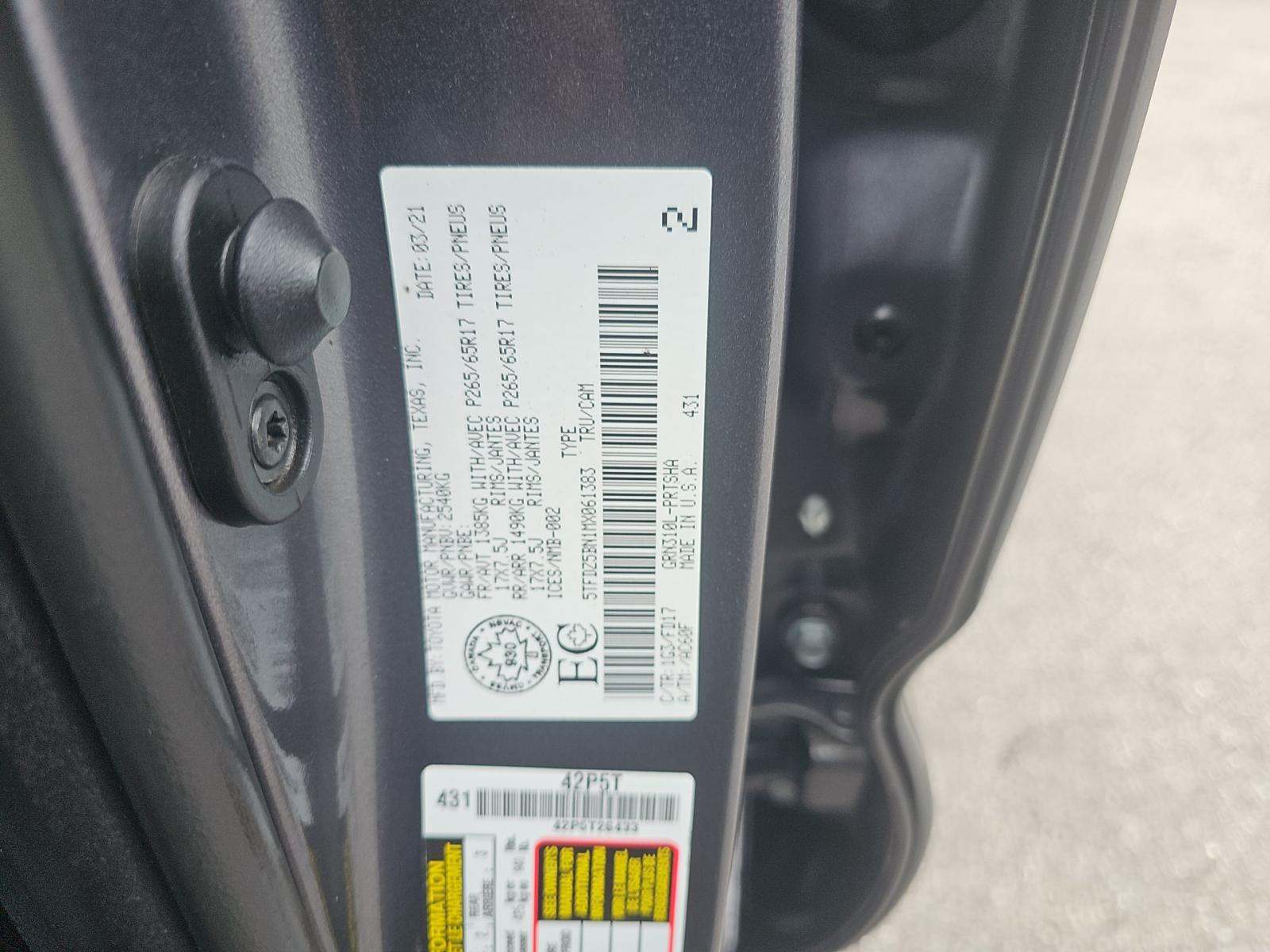 2021 Toyota Tacoma TRD Sport AWD